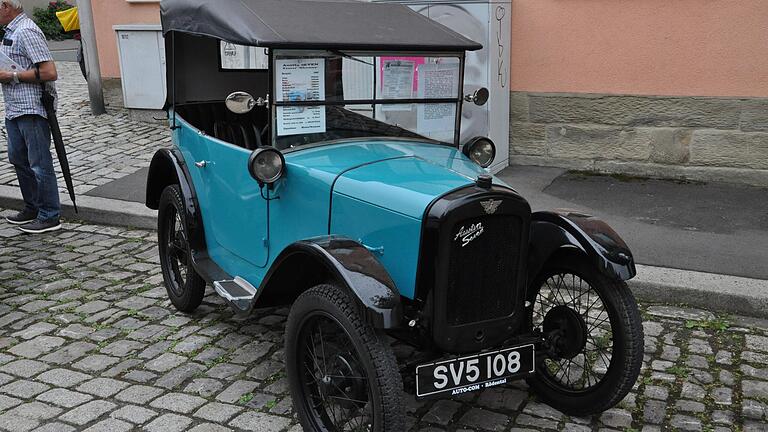 Ein englischer Austin Seven, Baujahr 1927, fand im vergangenen Jahr den Weg nach Hofheim. Ein englischer Austin Seven, Baujahr 1927, fand im vergangenen Jahr den Weg nach Hofheim.