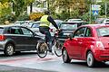 Alltag in Würzburg: dichter Verkehr in der Innenstadt.