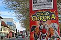 Der Zirkus ist in der Stadt: 'Corona' gastiert – hoffentlich virenfrei – auf der Martinswiese in Marktheidenfeld.