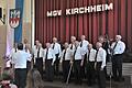 Der Männerchor des MGV Kirchheim sang zum letzten Mal auf der Bühne.