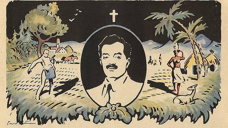 Illustration zu einem Gedenkartikel über Max Dauthendey in der Zeitschrift &bdquo;Jugend&rdquo;, Nr. 5, 1919.