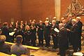Im Bild die beiden Chöre des MGV (Männerchor und SingsalaSwing) beim gemeinsamen Schlusslied.