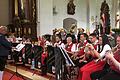 Die Feuerbergmusikanten begeisterten mit ihrem  Konzert auf dem Kreuzberg. Foto: Regina Rinke       -  Die Feuerbergmusikanten begeisterten mit ihrem  Konzert auf dem Kreuzberg. Foto: Regina Rinke