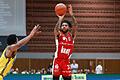 Mike Davis Jr. war mit 20 Zählern der beste Punktesammler der Würzburg Baskets beim Testspiel gegen die MHP Riesen Ludwigsburg.
