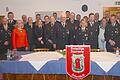Die Geehrten und ihre Laudatoren bei der Hauptversammlung der Feuerwehr Hohenfeld.