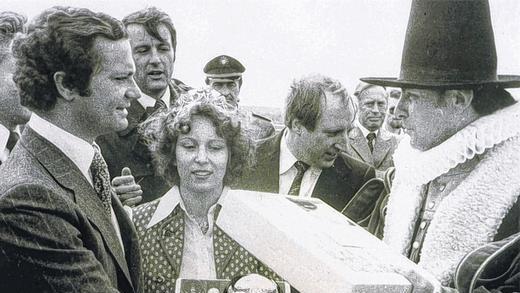 Bei der Prominenz gern gesehen: Bereits vor Jahren traf Waldemar Sperling den schwedischen König Carl Gustav bei einem Empfang in Kitzingen. Als Ratsherr und Tourismus-Manager der Stadt Volkach machte er die Region Weinfranken weltweit bekannt.