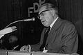 Thomas Dehler, der den Bamberger FDP-Ortsverband gründete, war im ersten Kabinett von Konrad Adenauer Bundesjustizminister.