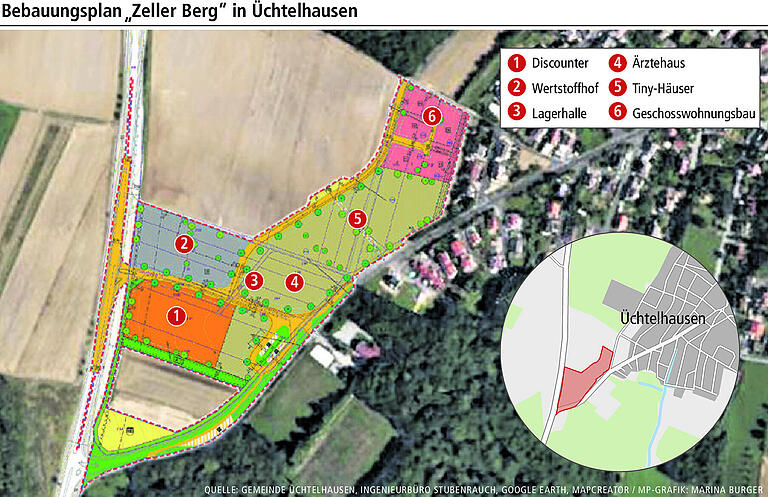 Bürgerentscheid geplant: Widerstand gegen Gewerbegebiet in Üchtelhausen