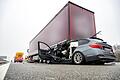 Unfall auf der Autobahn bei Regensburg - Glatteis       -  Der Autofahrer des Wagens starb.