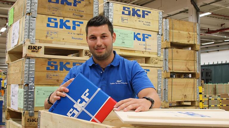 Für Ingenieur Jan Bischoff war die BS-plus-Klasse die Grundlage für seine Karriere bei SKF. Fotos: Ralf Ruppert       -  Für Ingenieur Jan Bischoff war die BS-plus-Klasse die Grundlage für seine Karriere bei SKF. Fotos: Ralf Ruppert