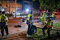 Nahostkonflikt - Tel Aviv       -  Ort einer Explosion in Tel Aviv.