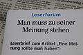 Leserforum: Entspricht Bankenfusion dem&nbsp;Genossenschaftsgedanken?