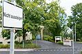 Die Corona-Teststrecke am Klinikum in Marktheidenfeld:&nbsp; Beim Besuch darf das Auto nicht verlassen werden.