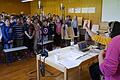 Hat man Töne: Das Musikzimmer der Niederwerrner Grundschule war einen Vormittag lang ein Tonstudio.