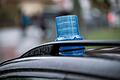 Blaulicht       -  Zwei Polizisten fingen das Tier mit einer Decke ein. (Symbolbild)