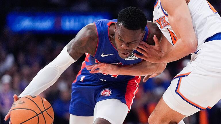 New York Knicks - Detroit Pistons       -  Dennis Schröder verliert mit Detroit zum Playoff-Start in New York.