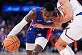 New York Knicks - Detroit Pistons       -  Dennis Schröder verliert mit Detroit zum Playoff-Start in New York.
