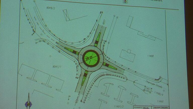 Erfreulich: Nach Aussagen von Bürgermeister Streit wird der Kreisel an der Aldi-Kreuzung kommen.