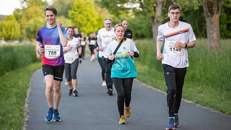 Rund 1400 Personen nahmen am Krick Firmenlauf 2023 in Eibelstadt teil.&nbsp;