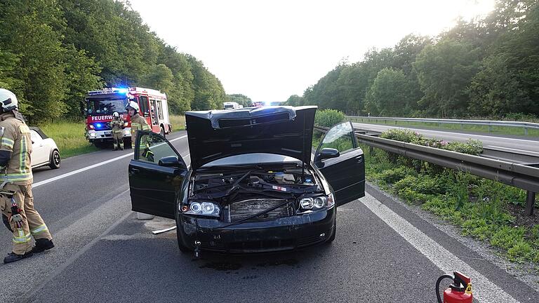 Ein Unfall auf der Maintalautobahn A 70 forderte am Mittwochabend den Einsatz der Freiwilligen Feuerwehr Haßfurt und die Geduld vieler Verkehrsteilnehmer.