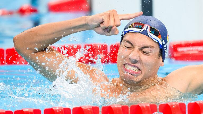 Paralympics Paris 2024 - Schwimmen       -  Maurice Wetekam holt Bronze für Deutschland.