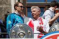 Meisterfeier FC Bayern München       -  Münchens Oberbürgermeister Dieter Reiter (rechts) geht davon aus, bald wieder mit den Bayern auf dem Balkon zu stehen.