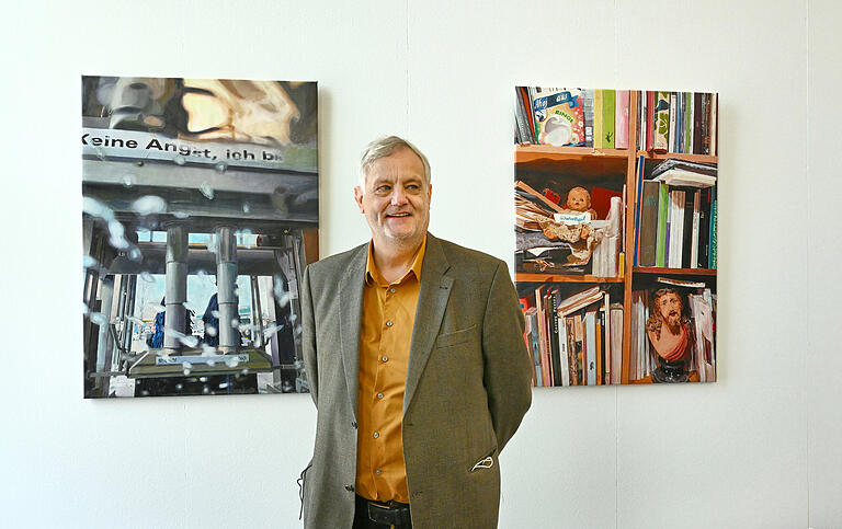  Auch Werke von Jürgen Wolf sind bei der Triennale in der Kunsthalle zu sehen. Auch Werke von Jürgen Wolf sind bei der Triennale in der Kunsthalle zu sehen. 