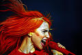 Ein Hingucker: Hayley Williams, die Frontfrau der US-Band Paramore, bei ihrem Auftritt bei &bdquo;Rock am Ring&ldquo; vor ein paar Wochen.