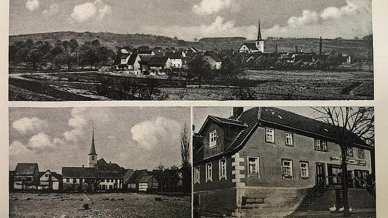 Das alte Hundsfeld (heute Truppenübungsplatz Hammelburg) vor seiner Absiedlung 1937/38. Das alte Hundsfeld (heute Truppenübungsplatz Hammelburg) vor seiner Absiedlung 1937/38.