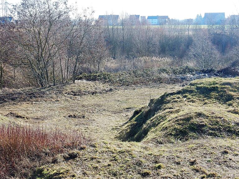 Die ehemalige Sand- und Kiesausbeute bei Oberndorf wurde 2018 in ein Biotop umgewandelt.