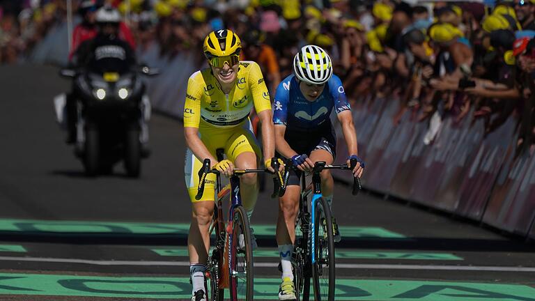 Tour de France Frauen       -  Hat nach einem Sturz das Gelbe Trikot abgeben müssen: Demi Vollering.