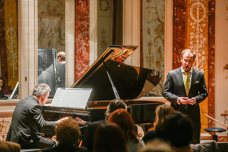 Kurz vor dem ersten Lockdown 2020: Alexander Fleischer (Klavier) und Tobias Berndt (Bariton) präsentierten im März die 'Winterreise' von Franz Schubert.