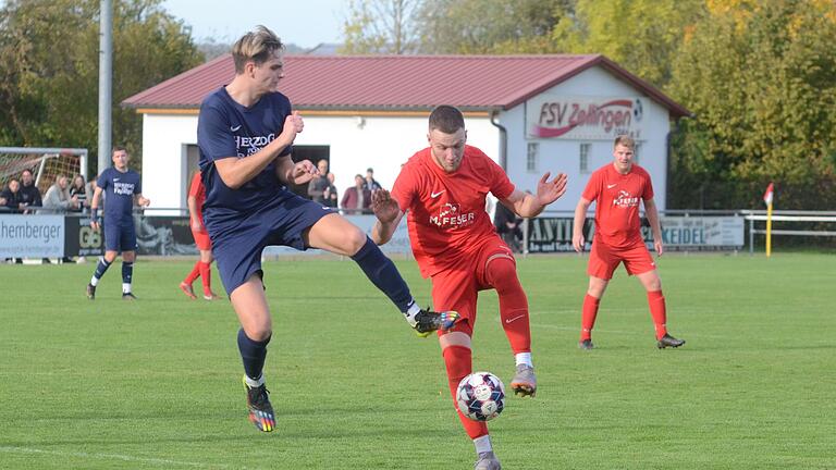 Ein Bild von der Begegnung TSV Retzbach gegen FV Gemünden/Seifriedsburg am Sonntag, 23. Oktober 2022 in Zellingen.