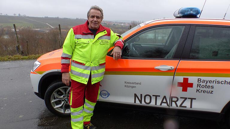 Ein Arzt aus Leidenschaft. Seit Jahrzehnten ist Dietrich Heinemeyer als Notarzt in Tauberbischofsheim und dem Landkreis Kitzingen unterwegs.