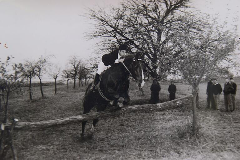 Günter Schiedermair wurde 1955 Fränkischer Meister mit 'Nordstern'.