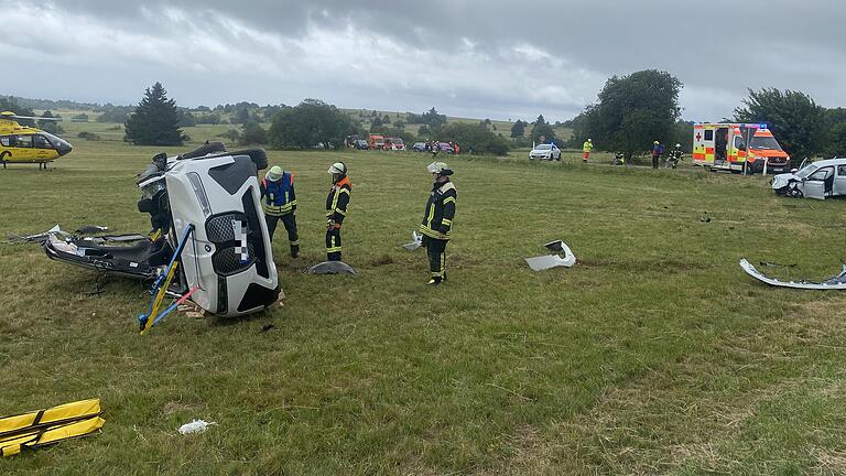 Anfang Juli ereignete sich an der Hochrhönstraße einer schwerer Verkehrsunfall.