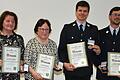 Sie erhielten die Bürgermedaille der Gemeinde Michelau (von links): Gertrud Sommer, Maria Schmitt, Thomas Pfister und Alexander Berz.