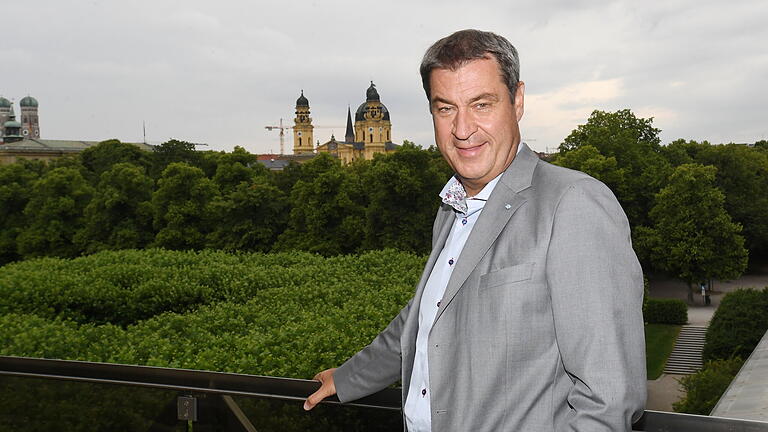 Söder.jpeg       -  Der bayerische Ministerpräsident und CSU-Chef Markus Söder in der Staatskanzlei in München.