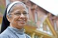 Lebenstraum erfüllt: Schwester Josephine Kalappurackal bewirkte, dass in ihrer indischen Heimat ein ganzes Dorf gebaut wurde. Foto: Isolde Krapf       -  Lebenstraum erfüllt: Schwester Josephine Kalappurackal bewirkte, dass in ihrer indischen Heimat ein ganzes Dorf gebaut wurde. Foto: Isolde Krapf