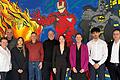 Christine Fabri (Leitung Kolping-Bildungszentrum), Andreas Feiler (Schulleitung), Aylin (Bezirksschülersprecherin), Thomas Bauereisen (Leitung Tagesstätte), Hermann Bettinger (stv. Schulleitung), Madison (Schülersprecherin), Judith Roth-Jörg (Bürgermeisterin), Gamlet (Schülersprecher) und Stefan Bothe (Geschäftsführer).