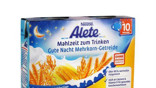 Goldener Windbeutel für Alete       -  Für Foodwatch ist die Alete Trinkmahlzeit nicht babygerecht. Foto: Foodwatch