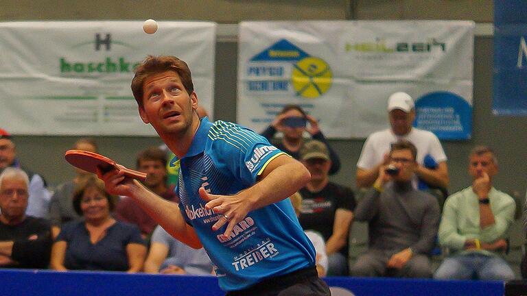 Bastian Steger, die Nummer 1 des TSV Bad Königshofen, verlor gegen Patrick Baum vom TTC Grenzau 0:3. Mit diesem Resultat endete auch das erste Heimspiel der Grabfelder in dieser Saison.