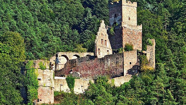 Die Freudenburg, das Wahrzeichen der Stadt Freudenberg.