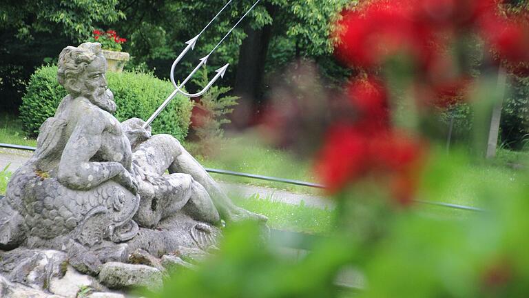 Neptun wartet am Schwanberg auf die Osterbesucher.