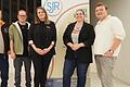 Der SJR hat neu gewählt (von links): Bernd Rausch, stellvertretender Vorsitzender, die Beisitzer Ruben Mengel und Sabine Steinbach, die verabschiedete Beisitzerin Katharina von Wedel sowie Vorsitzender Luca Häusler.