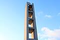 Der Glockenturm der Wombacher Rundkirche ist dringend sanierungsbedürftig, doch Stadt und Bistum ringen um Zuständigkeit und Finanzierung.