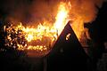 Schloss Ebelsbach fiel im Jahr 2009 einer Brandstiftung zum Opfer. Das Feuer brach an drei verschiedenen Stellen gleichzeitig aus.