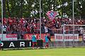 Bei den vergangenen Gastspielen des FC Bayern München II in Aubstadt war der Gäste-Block in der NGN-Arena jeweils gut gefüllt.