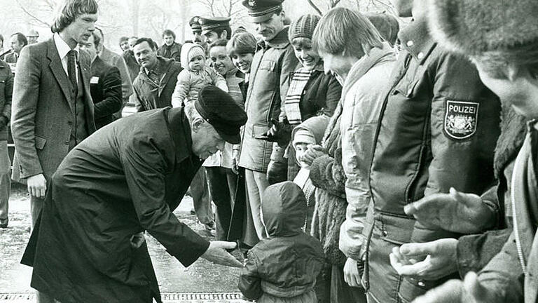 Schmidt       -  Helmut Schmidt in Veitshöchheim 1982.