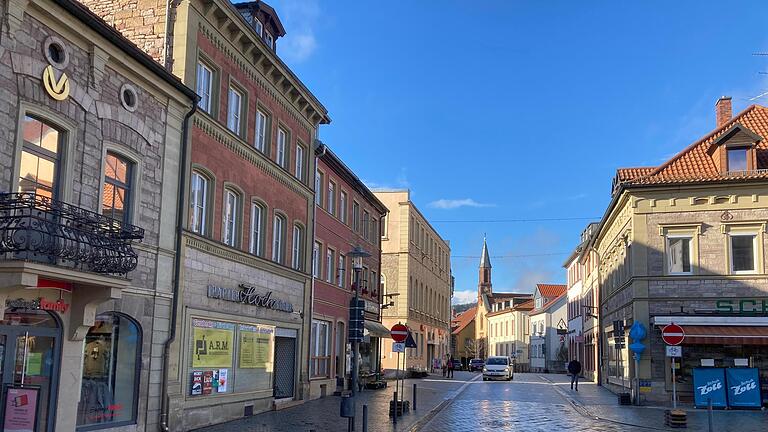 Die aktuelle Ansicht mit der Kirche des Bürgerspitals       -  Die aktuelle Ansicht mit der Kirche des Bürgerspitals